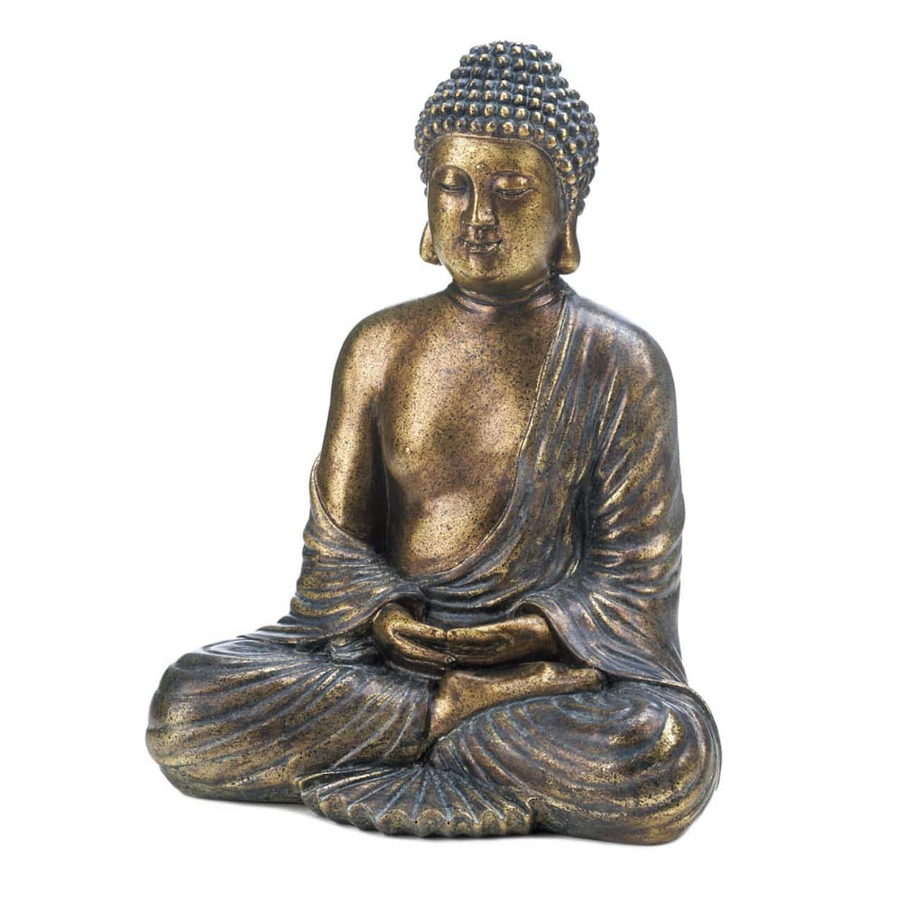 12&#x22; Sitting Buddha Statue